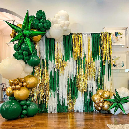 Awenztech Dark Green Balloons - 12 Inch Forest Green Latex | 50 Pack for Jungle & Birthday Parties