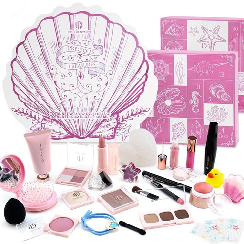 Color Nymph | 24-Piece Makeup Kit for Girls - Perfect Birthday Gift in Pink