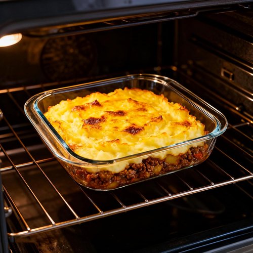 Glass Baking Dish - 2.4Qt Square 9x9 Pan With Oven Mitts - Durable Oven Safe Baking Dish