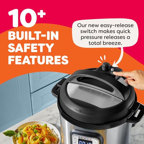 Instant Pot Duo 7-in-1 Electric Pressure Cooker - 8 Quart Stainless Steel with 800+ Recipes App