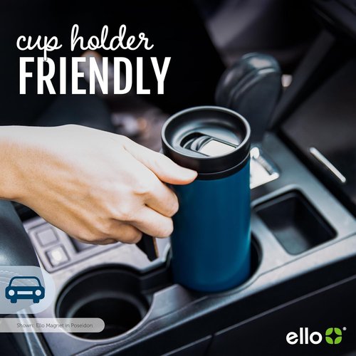 Ello Magnet 18oz Stainless Steel Water Bottle - Insulated & Leak-Proof Design