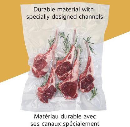 FoodSaver Vacuum Sealer Bags - Custom Length Multipack for Airtight Food Storage | 5 Count Rolls