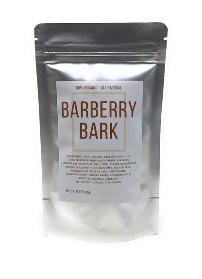 Barberry Bark - Dried, Cut & Natural Berberis Vulgaris Bark - Net Weight: 1.48oz/ 42g