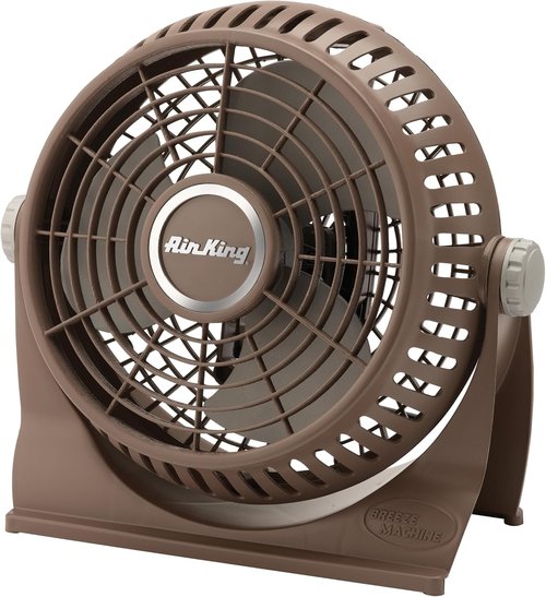 Air King 9525 9-Inch Pivot Fan - 2-Speed Adjustable Airflow for Ultimate Comfort