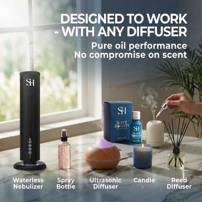 Royal Cashmere RC Hotel Diffuser Oil - 5-Star Luxury Scent | 0.5 Fl Oz (15 ml) for Ultrasonic & Waterless Diffusers