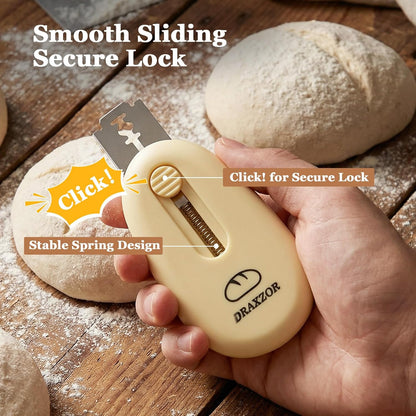 Skiennix 3-Pack Bread Lame - Professional Sourdough Scoring Tool Set with Ergonomic Handle & 10 Blades