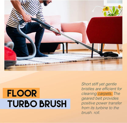 Miele Turbo Head Cleaner - Hand Attachment & Floor Tool for Carpets & Area Rugs