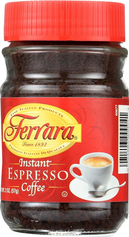 Ferrara Instant Espresso Coffee - Rich Flavor in Convenient 2 oz Pack
