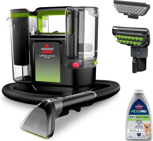 BISSELL® Little Green® Max Pet SmartMix Portable Carpet Cleaner - Deep Clean with Self-Cleaning Tool & Pet Hair Removal | 38572