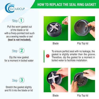 Nutribullet Gasket Replacement Rubber Seal Ring - Essential Blender Accessory for 600W & 900W Series