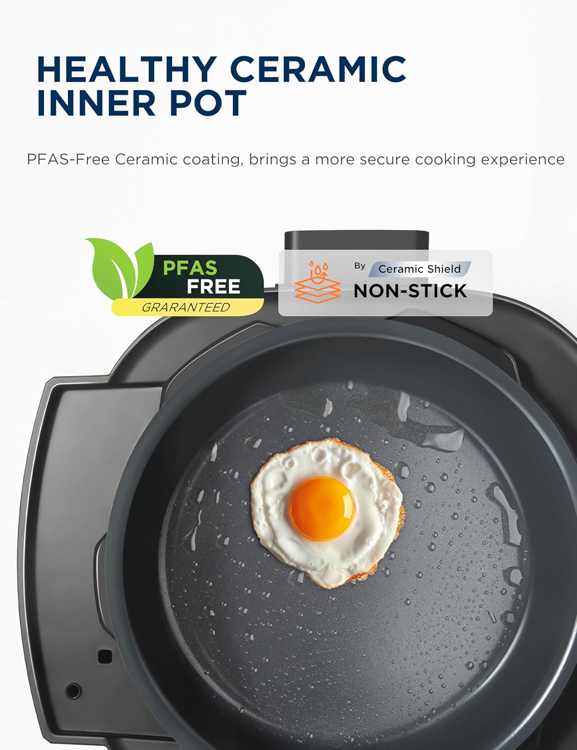 Midea WideMax 12-in-1 Electric Pressure Cooker - 6.5 Quart Multi-Functional with 12 Presets