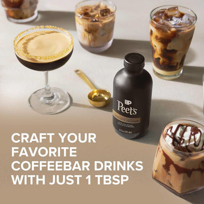 Peet's Coffee Ultra Concentrate - Instant Hot, Cold Brew or Iced Coffee, 100% Arabica, 8 Fl Oz (16 Servings)