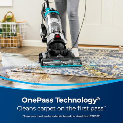 Bissell CleanView Rewind Vacuum - Bagless Design with Automatic Cord Rewind & Active Wand, Model 3534
