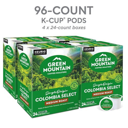 Green Mountain Coffee Roasters Colombia Select Coffee - Medium Roast K-Cup Pods, 96 Count