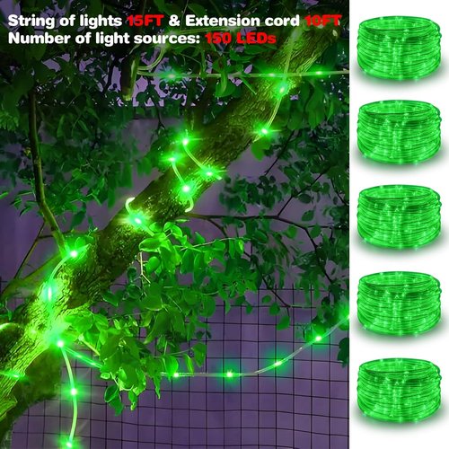 Gvwoxm LED Rope Lights - 50FT, 150 Color-Changing Lights with Timer & Remote | Waterproof for Outdoor Use