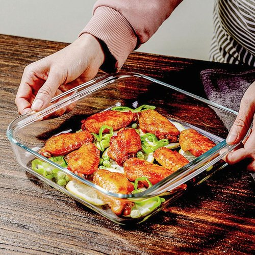 9x9In Square Baking Dish | 2.4QT Glass Baking Pan - Perfect for Oven Baking