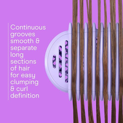 Conair Curl Define Pro Hair Brush - Dual-Vent Design for Frizz-Free Detangling & Curl Definition
