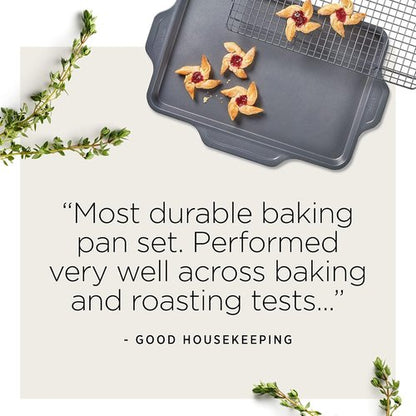 All-Clad Pro-Release Nonstick 9x13 Inch Baking Sheet - Oven Safe Up to 450°F | Versatile Cookie & Muffin Pan