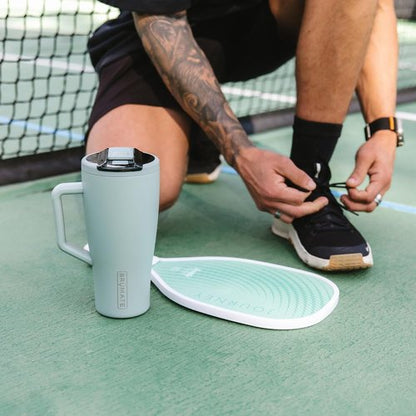 BrüMate Era 30oz Tumbler - 100% Leakproof Covered Straw Lid | Insulated Stainless Steel | BPA-Free (Dark Aura)