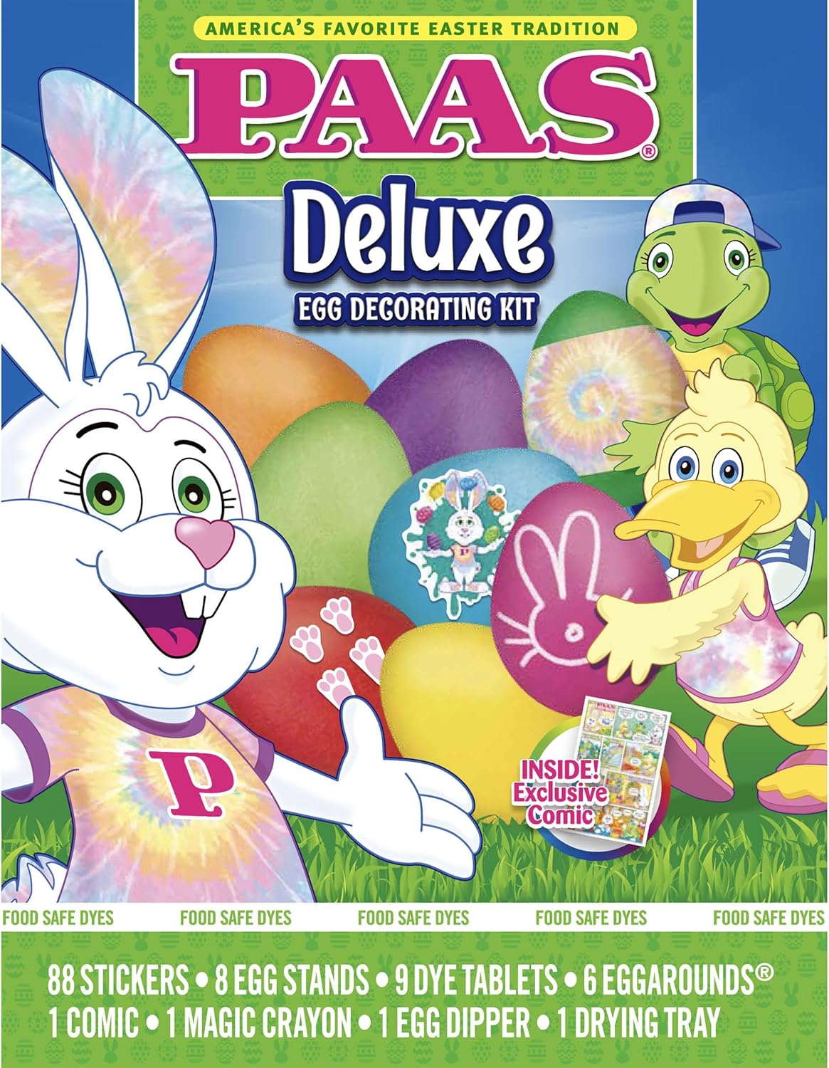 PAAS Deluxe Easter Egg Decorating Kit - Create Beautiful Eggs for Your Family Tradition