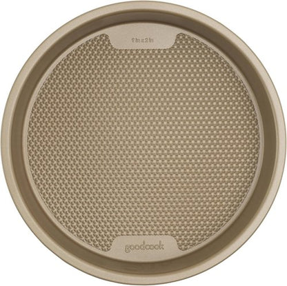 GoodCook BestBake Nonstick Round Baking Pan - Textured Carbon Steel, 9-Inch, Bronze Finish