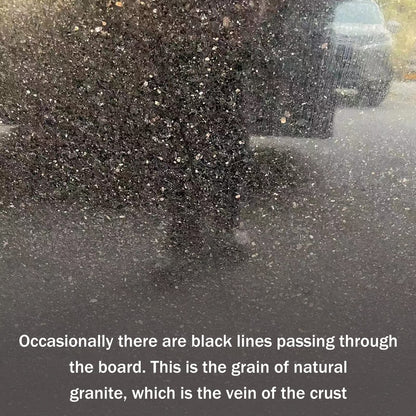 Midnight Granite Cutting Board Black Marble Cutting Board 20"L X 16"W X 0.4"Th Stone Cutting Board With Non-Slip Pads Granite Slab Marble Pastry Board Marble Chopping Board