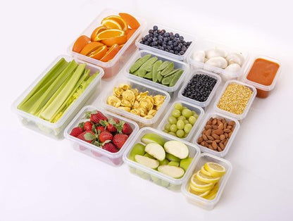 Fullstar 28-Piece Food Storage Container Set - Leakproof, BPA-Free Meal Prep & Kitchen Organization
