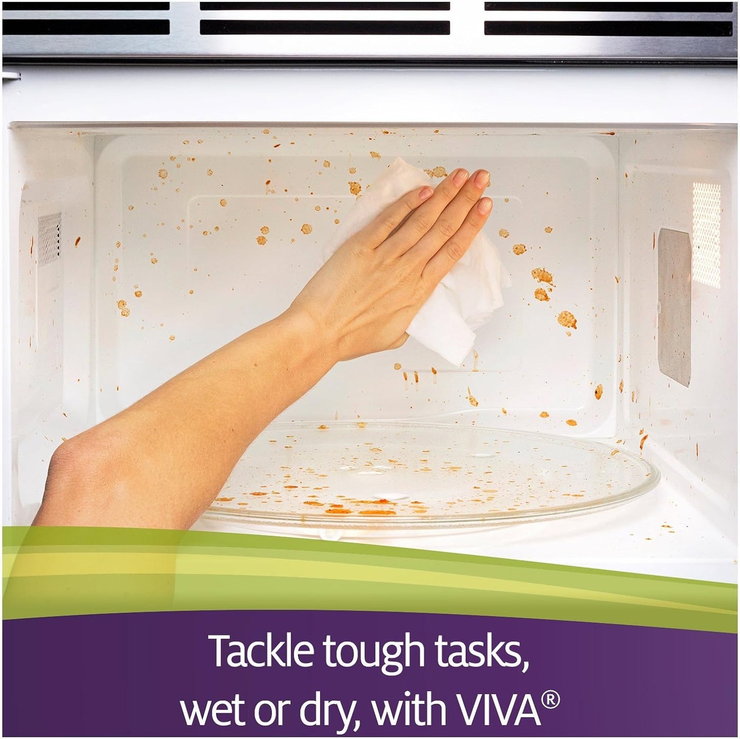 Viva Giant Roll Paper Towels - Ultra Absorbent White, 27.9 x 25.4 cm | Pack of 8 Rolls