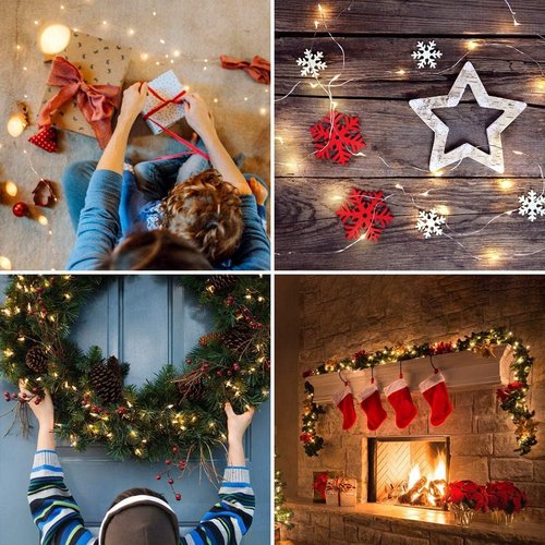 Lighting EVER Fairy Lights - Battery Operated 20 LED Mini String Lights for Crafts & Decor | 8 Pack