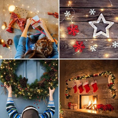 Lighting EVER Fairy Lights - Battery Operated 20 LED Mini String Lights for Crafts & Decor | 8 Pack