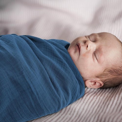 Graceful Muslin Swaddle Blankets - 3 Pack Soft & Breathable Receiving Blankets | Large 38 x 40 Inches