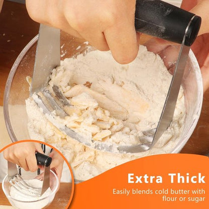 HULISEN Stainless Steel Biscuit Cutter Set - Durable Baking Tools with Ergonomic Grip | 3-Piece Set