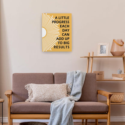Pugwak Positive Affirmations Wall Art - Motivational Canvas Print for Therapy & Nursery | 11x14 Inch