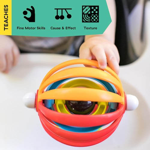 Baby Einstein Sticky Spinner - BPA-Free High Chair Activity Toy for Ages 3 Months and Up