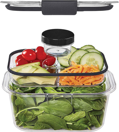 Rubbermaid Brilliance Food Storage Container - Airtight Seal | 10-Piece Set for Freshness