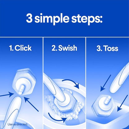 Clorox ToiletWand Cleaning System - Disposable Toilet Cleaner with 16 Scrubbing Pad Refills & Caddy