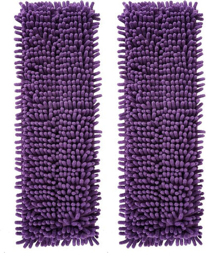 AmaVins Microfiber Pet Mop Pads - Reusable 18-Inch Cleaning Pads for Multi-Surface Floors | Attracts Pet Hair