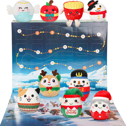 Mini Plush Toys Gift Set - 24 Soft, Squishy Collectible Plushies for Kids & Collectors | Perfect for Christmas & Birthdays