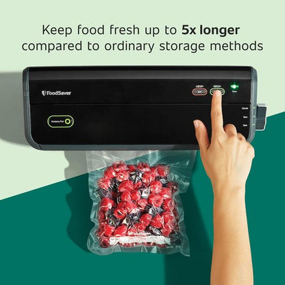 FoodSaver Vacuum Sealer Bags - Airtight Food Storage Rolls & Precut 1-Pint Bags | BPA-Free Multilayer Design