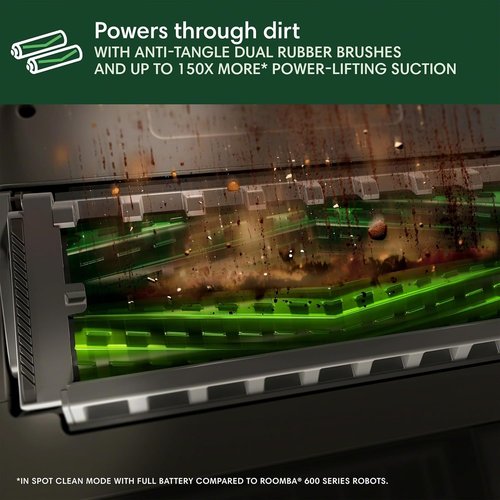 iRobot Roomba Plus 504 Vacuum - Powerful Suction, Anti-Tangle Brushes, Self-Emptying Dock, Ideal for Pet Hair