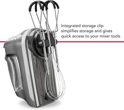 KitchenAid Hand Mixer - 6 Speed with Flex Edge Beaters for Effortless Mixing | KHM6118