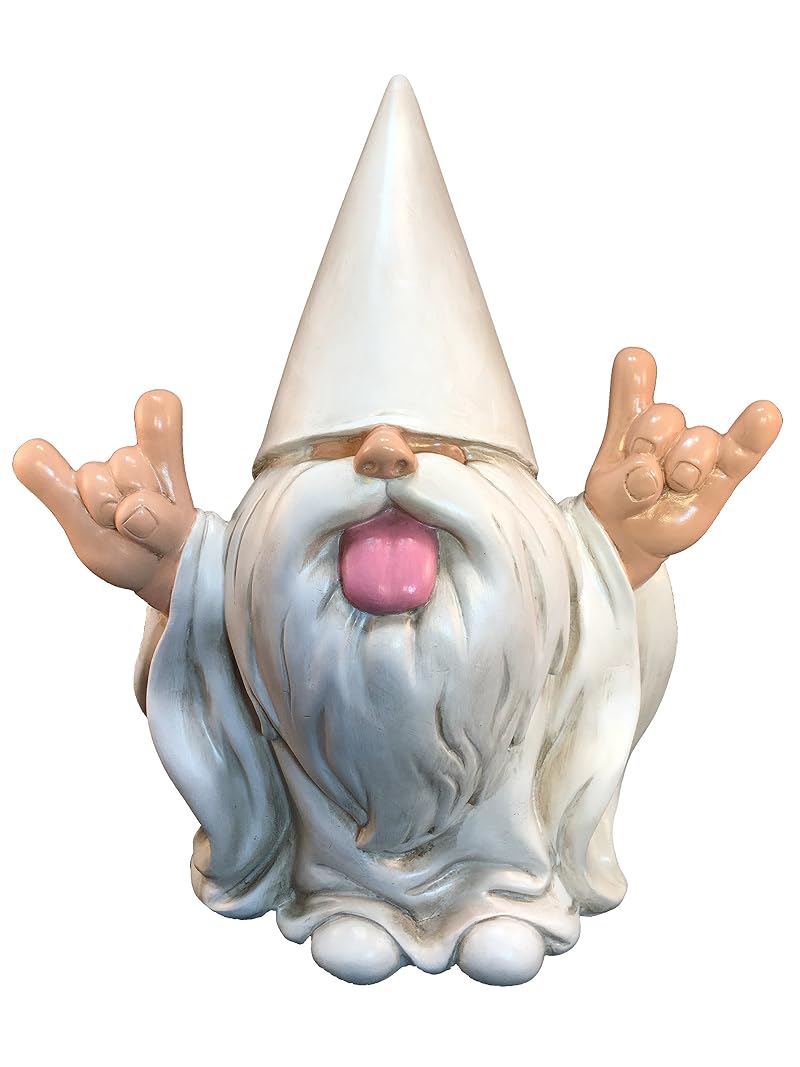 Rocker Gnome George - 10 Inch Garden Gnome Figurine