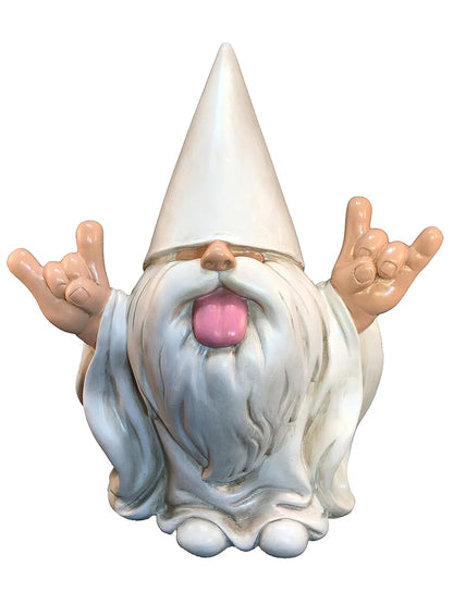 Rocker Gnome George - 10 Inch Garden Gnome Figurine