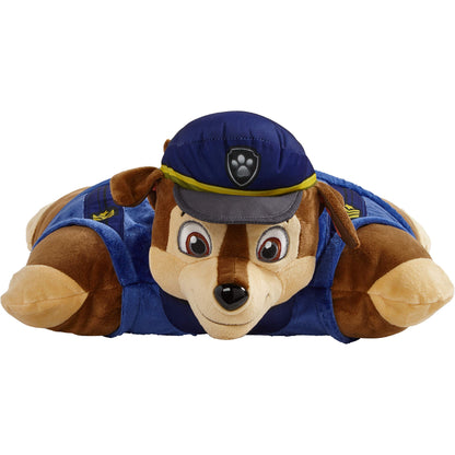 Pillow Pets Jumboz Pillow for Paw Patrol, Chase, 30" Jumbo Folding Plush Pillow, 1 Count (Pack of 1)