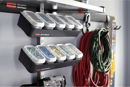 Rubbermaid FastTrack Rail Bench Blox Kit - Efficient Garage Organization System for Tools & Supplies