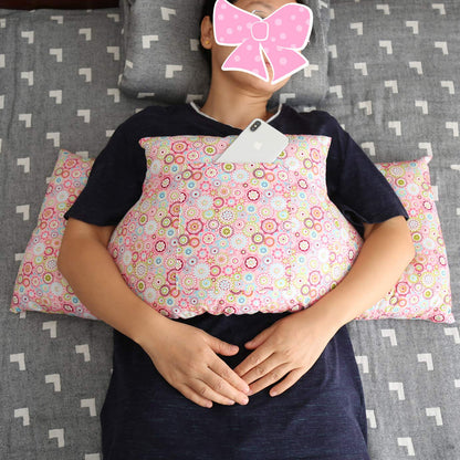 Mastectomy Pillow for Breast Cancer Surgery Lumpectomy Reconstruction Chest Healing Protector Post-Surgery Recovery Support Patient Care (Sunflower)