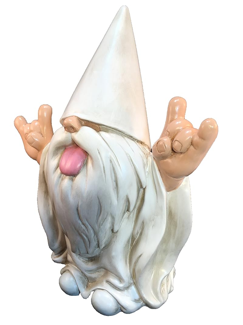 Rocker Gnome George - 10 Inch Garden Gnome Figurine