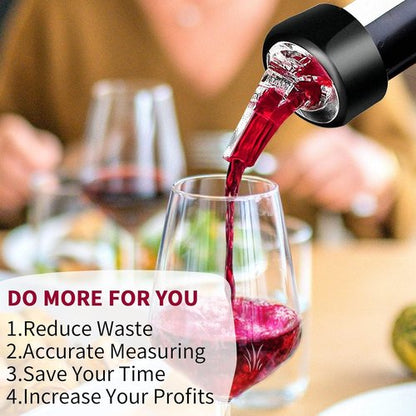 Automatic Measured Bottle Pourer - Quick Shot Spirit Measure Pourer Drinks Wine Cocktail Dispenser Home Bar Tools - 1oz/30ml (12 pack)