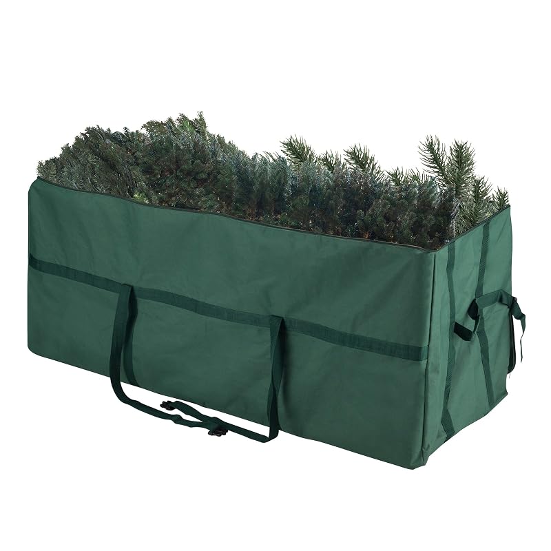 Lavish Home Elf Stor Heavy Duty Canvas Christmas Tree Storage Bag for 7.5 ft Trees