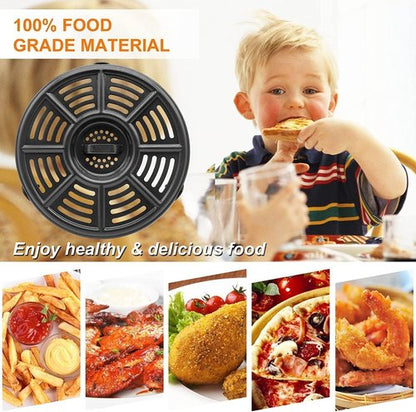 GWY Air Fryer Replacement Tray - Food Grade Grill Pan for Ninja AF101, AF161, AF150 XL | 8.2'' Round, Dishwasher Safe
